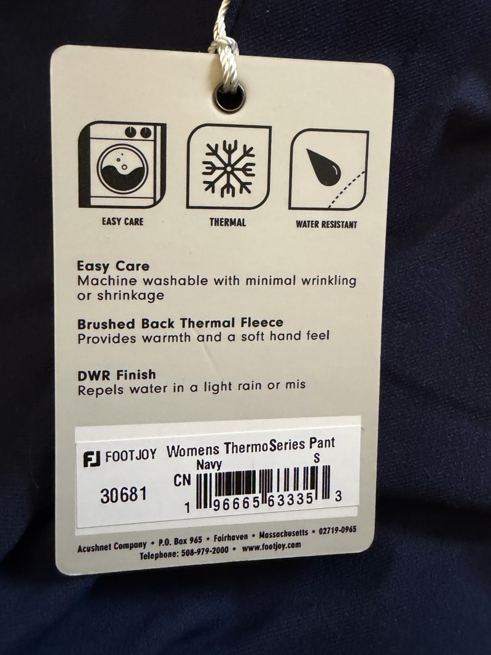 Women’s FootJoy ThermoSeries Pants - Picture 6 of 8
